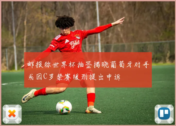 邮报称世界杯抽签揭晓葡萄牙对手或因C罗禁赛缓刑提出申诉